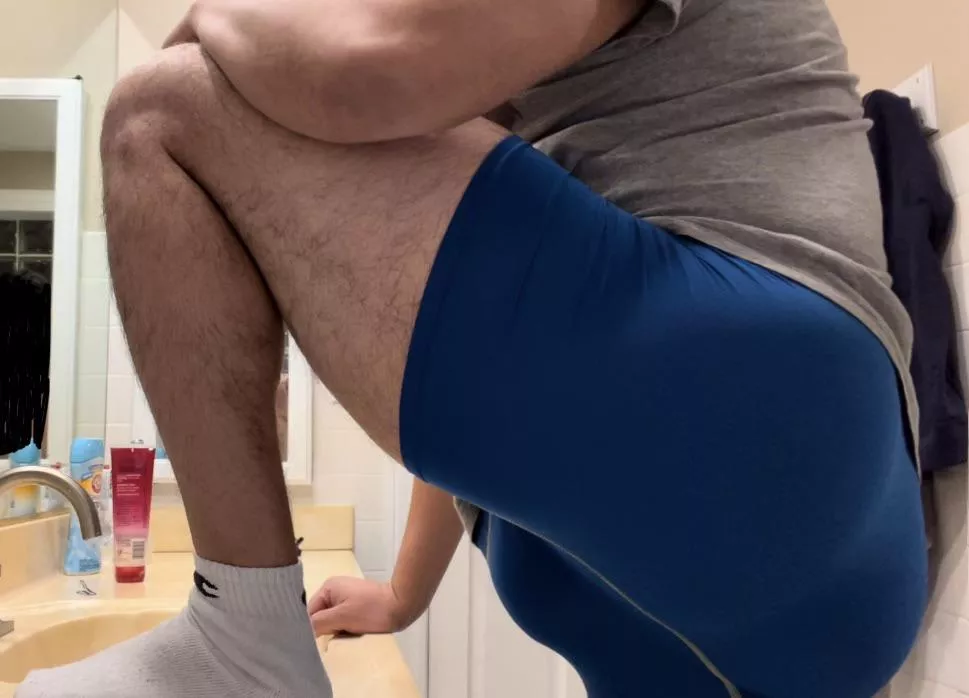 Bulging out of this underwear. Bulging out of this underwear.