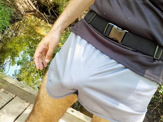 Bulging softy in my running shorts