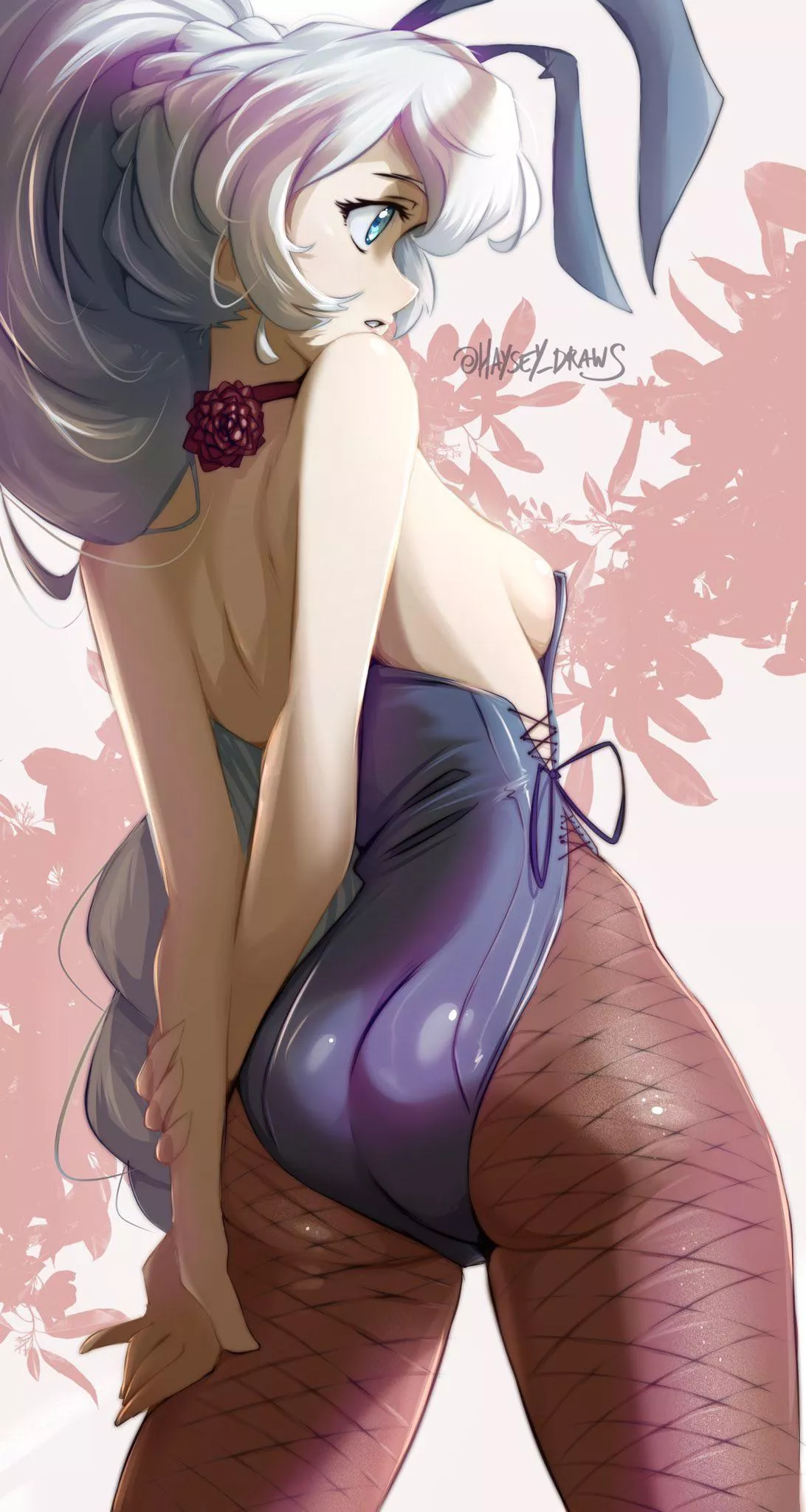 Bunny Girl Weiss To Bring In The New Year (Haysey_Draws)