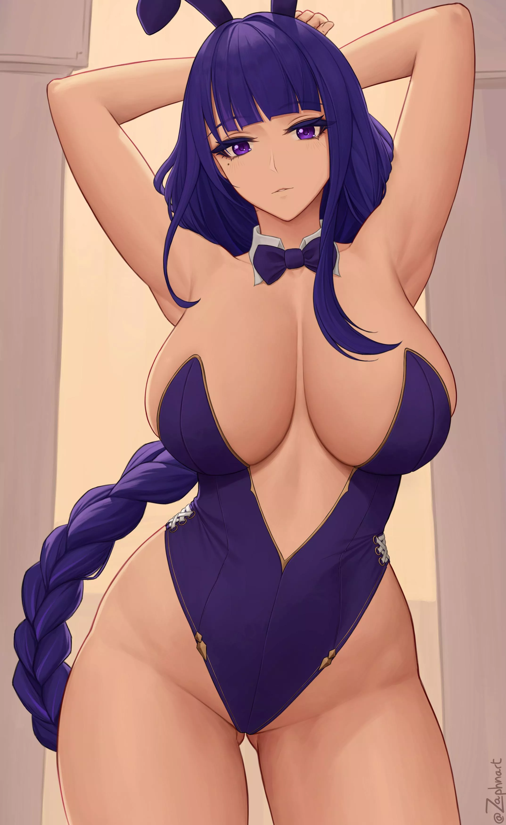 Bunny Raiden Shogun [Genshin Impact] (ZaphnArt)