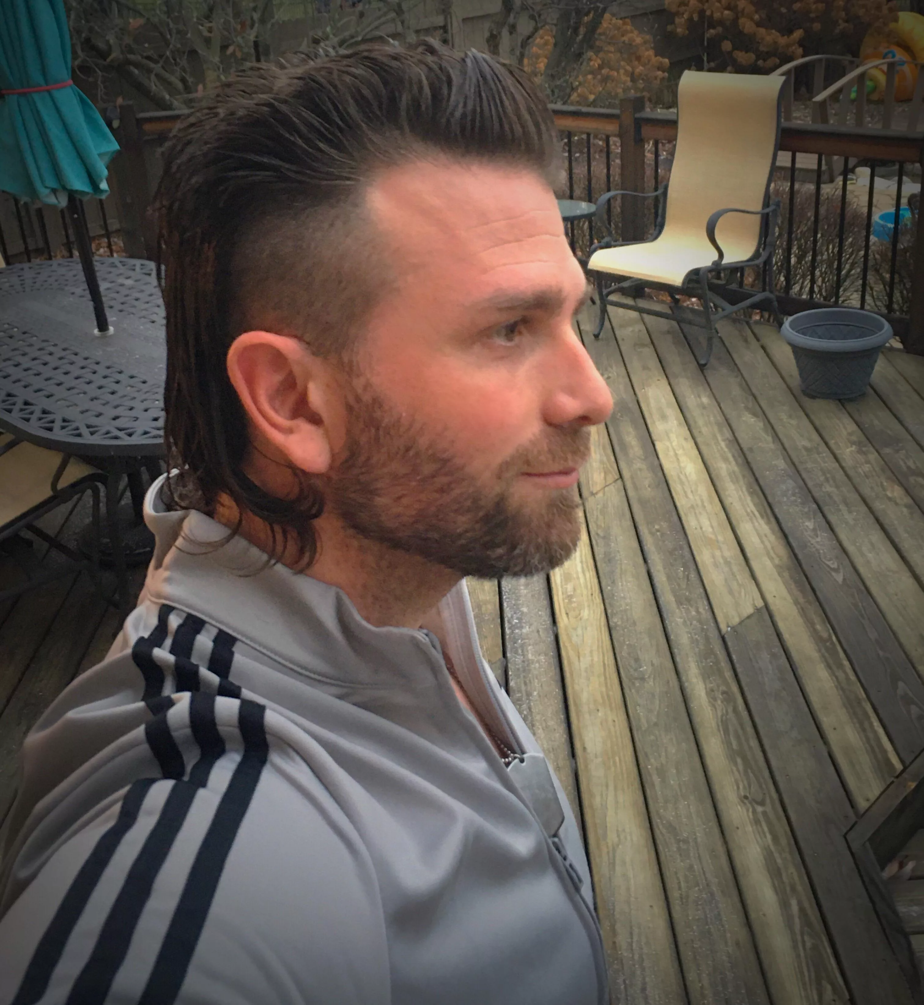 Business in the front, party in the back. Business in the front, party in the back.