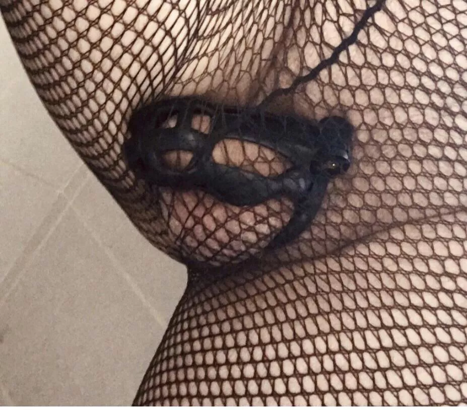 Caged and netted ! No better feeling 🖤🖤🖤🖤🖤🖤