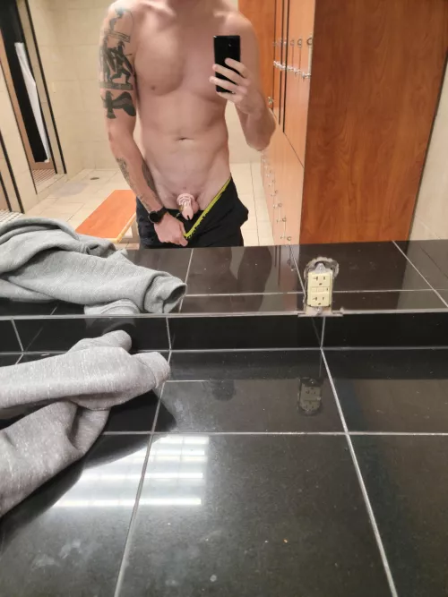caged at the gym