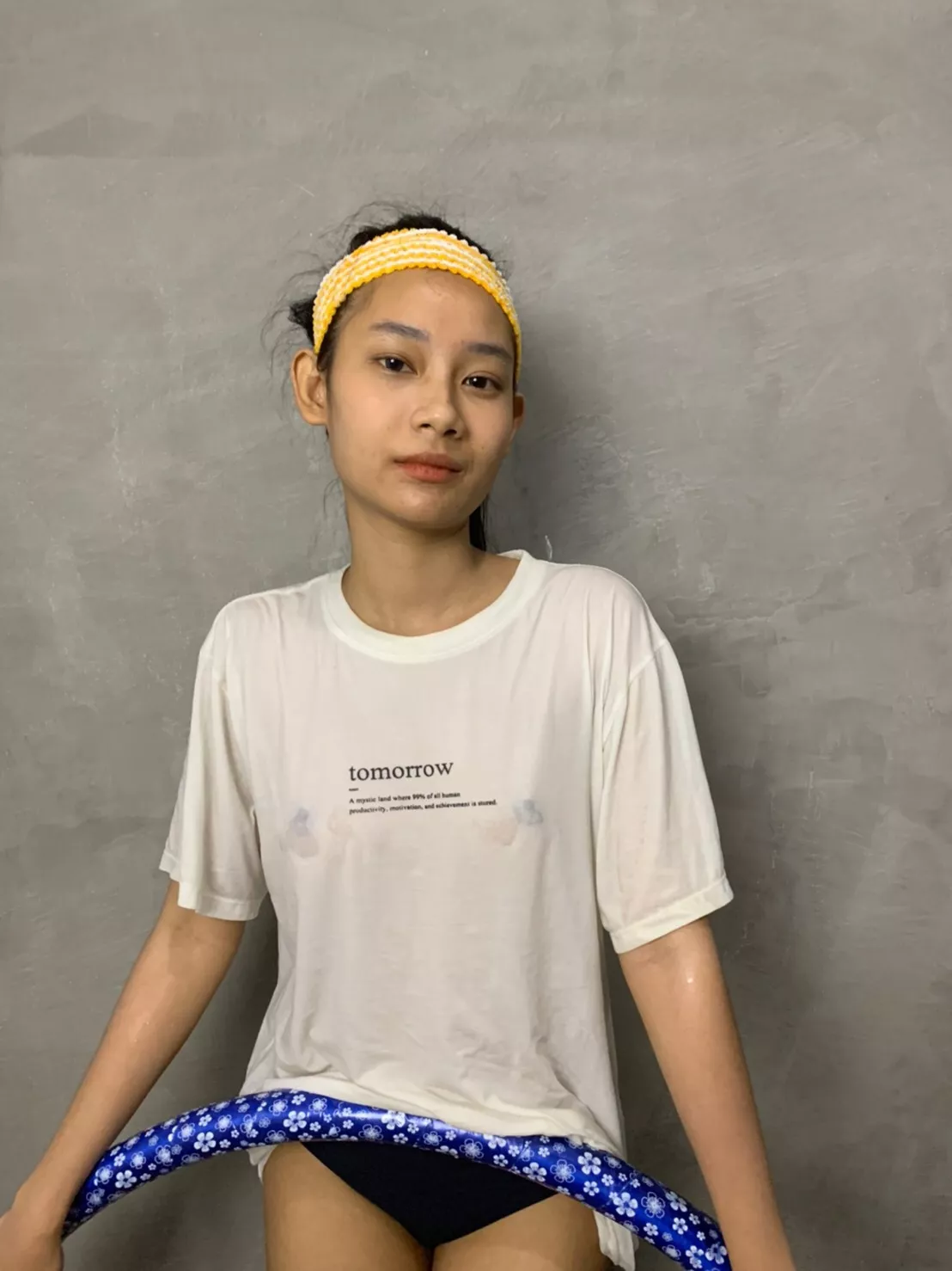 can I come closer to you? I'm sweating. I just finish working out 💦💦