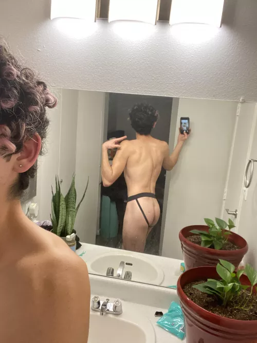 Can I greet you at the door like this? 😈