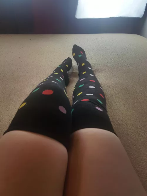 can i tempt you with cute socks and thighs? :)