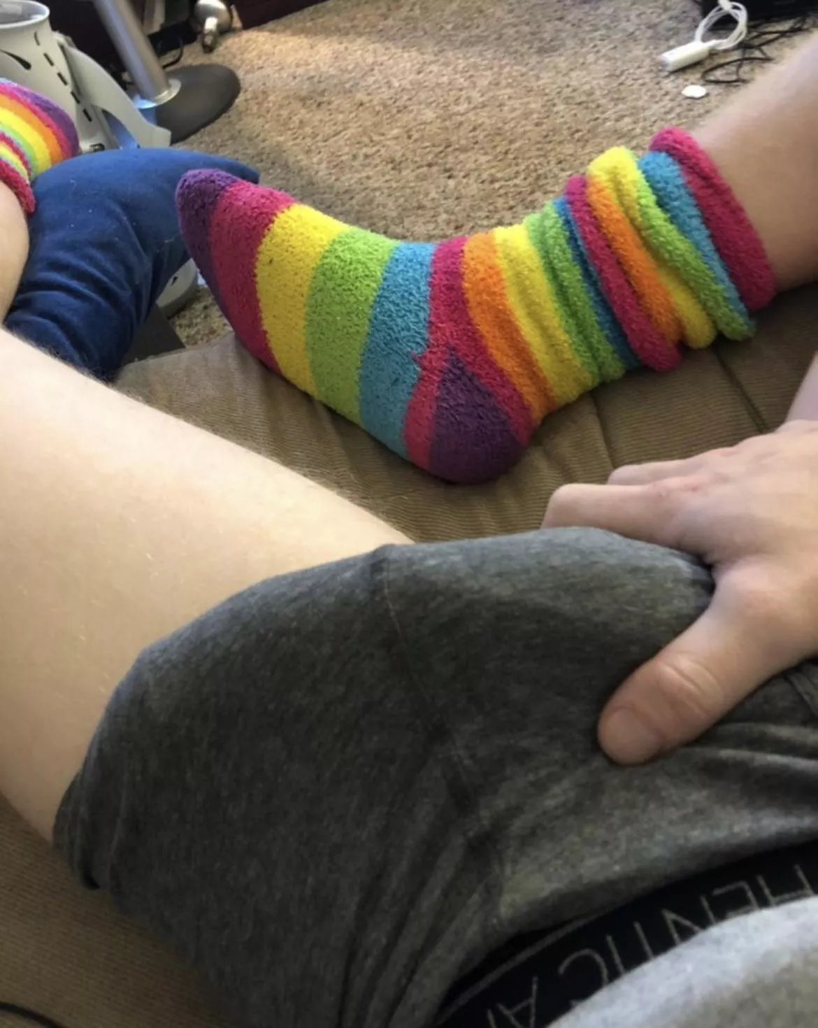 Can we wear comfy socks too