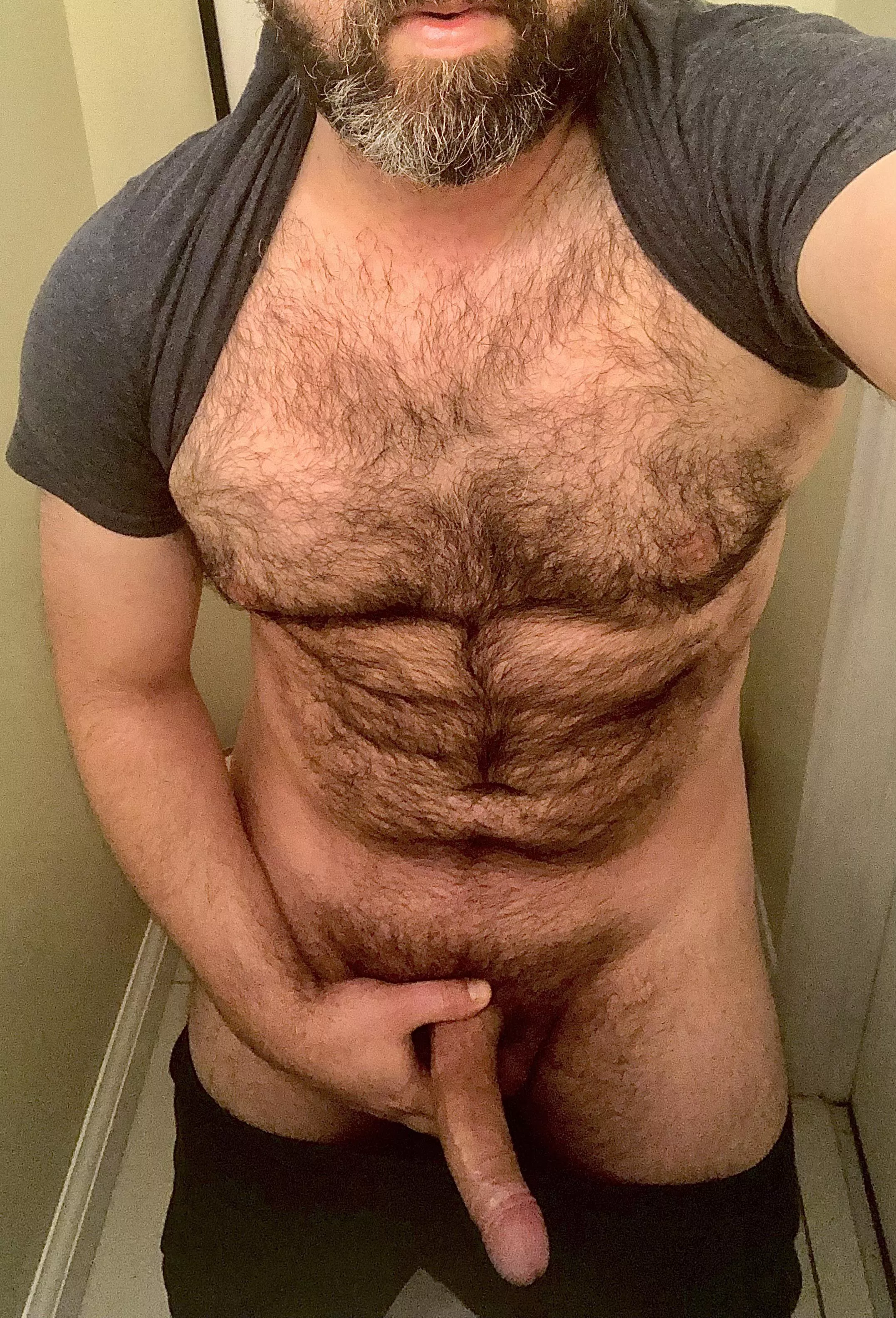 Can you think of a better way to end the year than riding a big cock while stroking a beard?