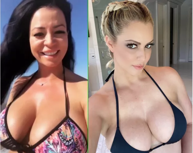 Candice Michelle and Maryse's Huge MILF Titties