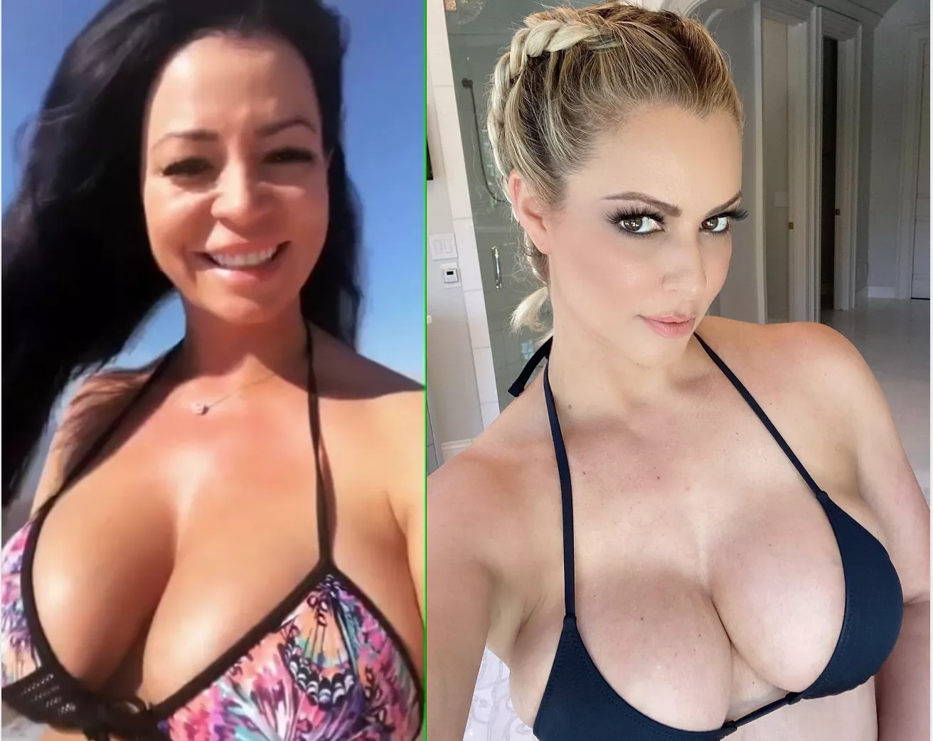 Candice Michelle and Maryse's Huge MILF Titties