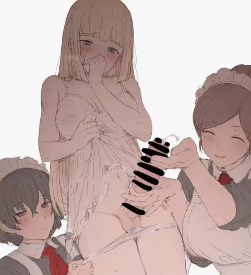 Can't finish without her maids <3