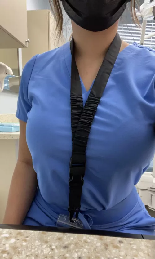 Can’t hide those in scrubs