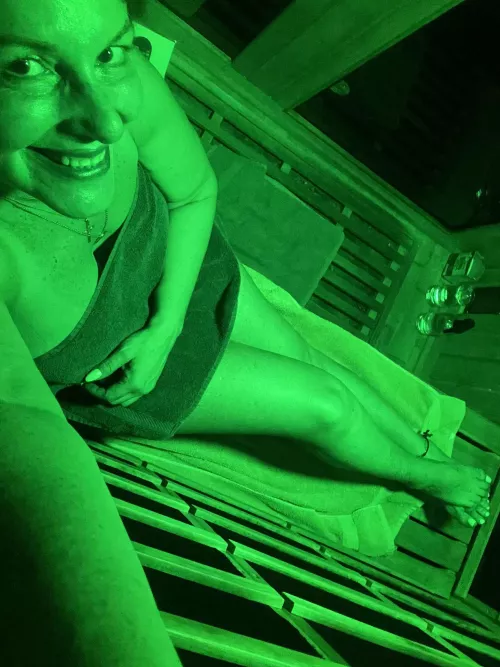 Can’t say no to the sauna