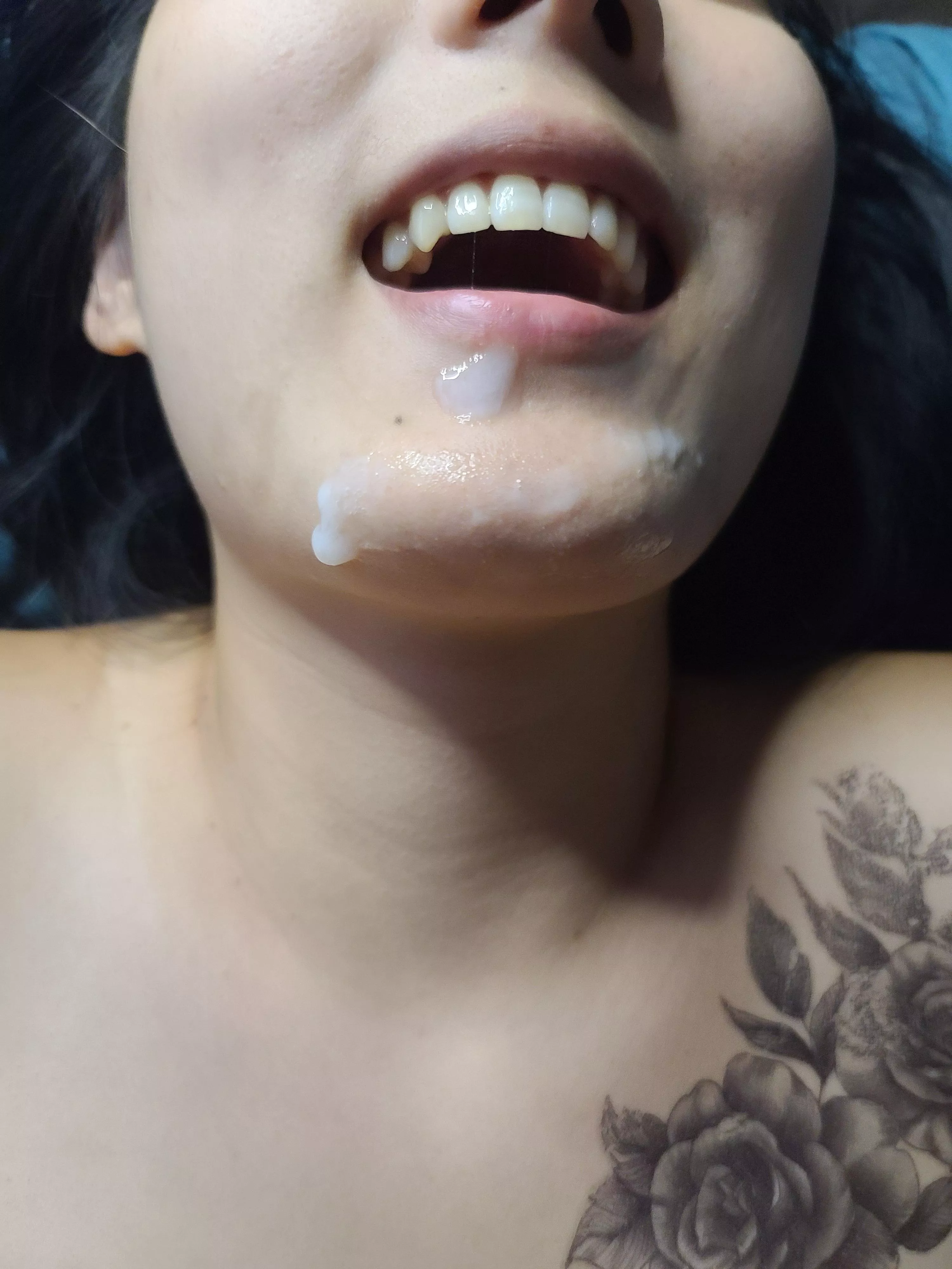 Can't swallow it all 🤭 Can't swallow it all 🤭