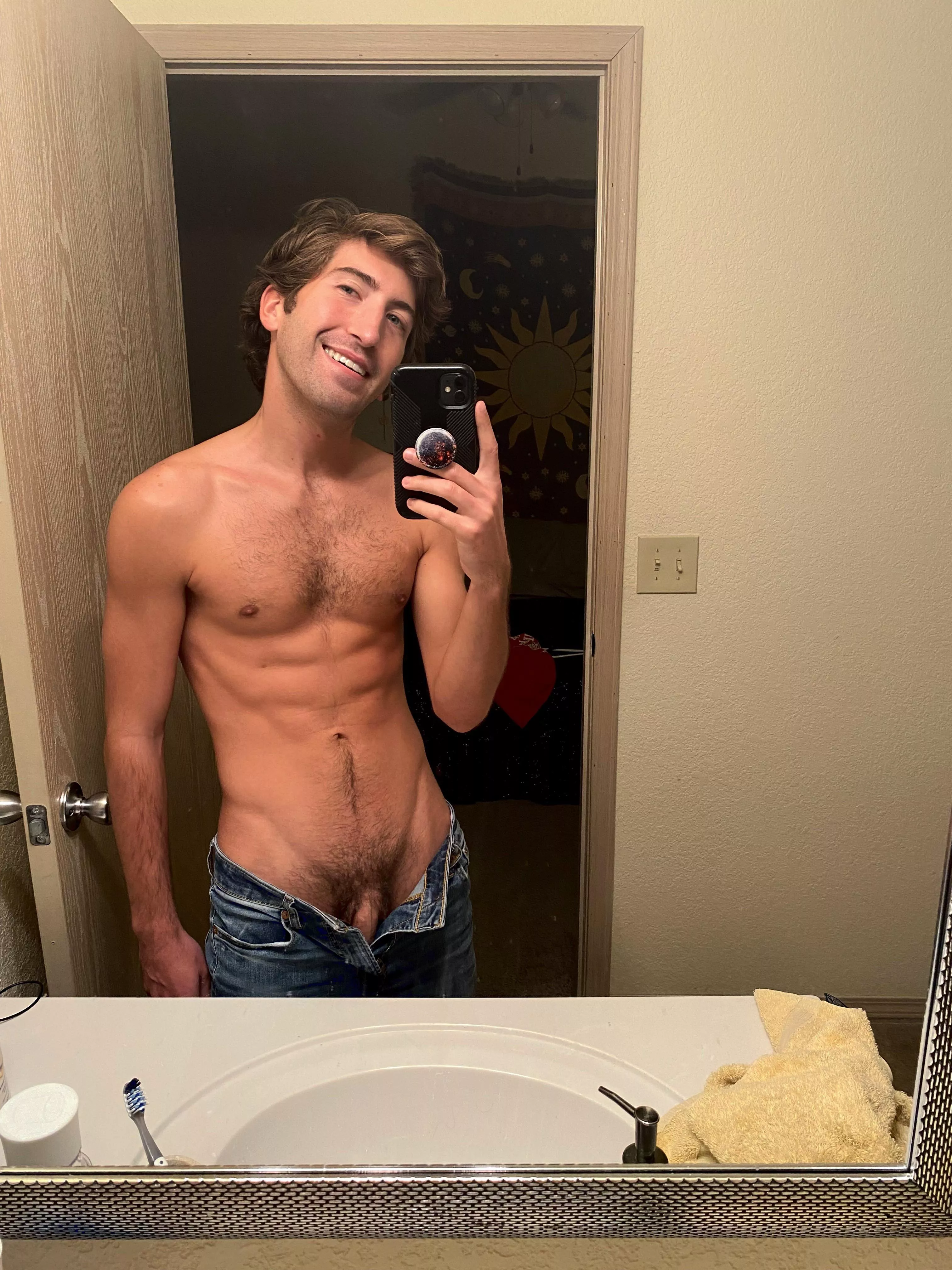 Can’t wait to get out of these clothes and play with my joystick 😈😈