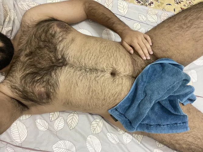 Care to remove the towel? 😏