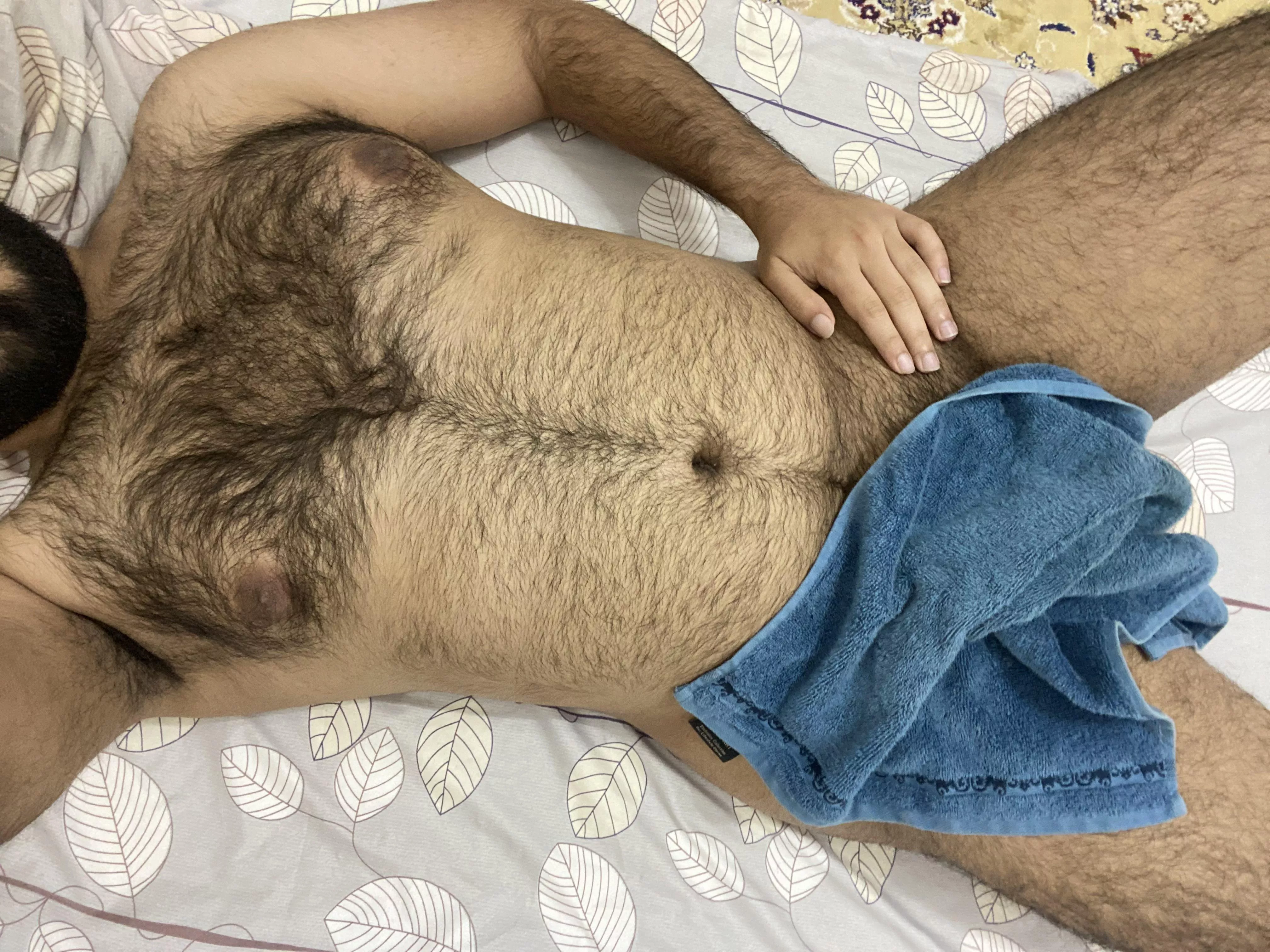 Care to remove the towel? 😏