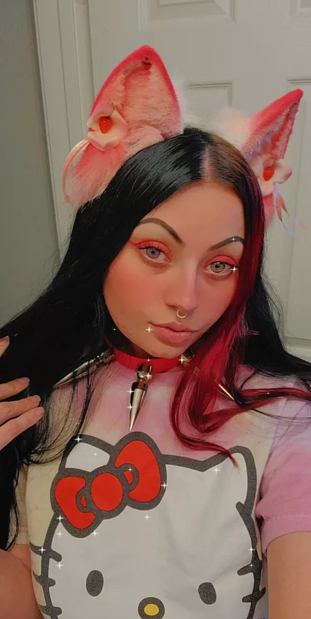 Cat girl makeup