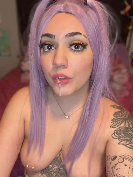 catch my spit in your mouth