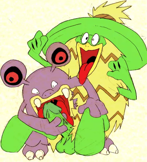 Catch them all challenge #294 - Loudred (Light Green Mustard)