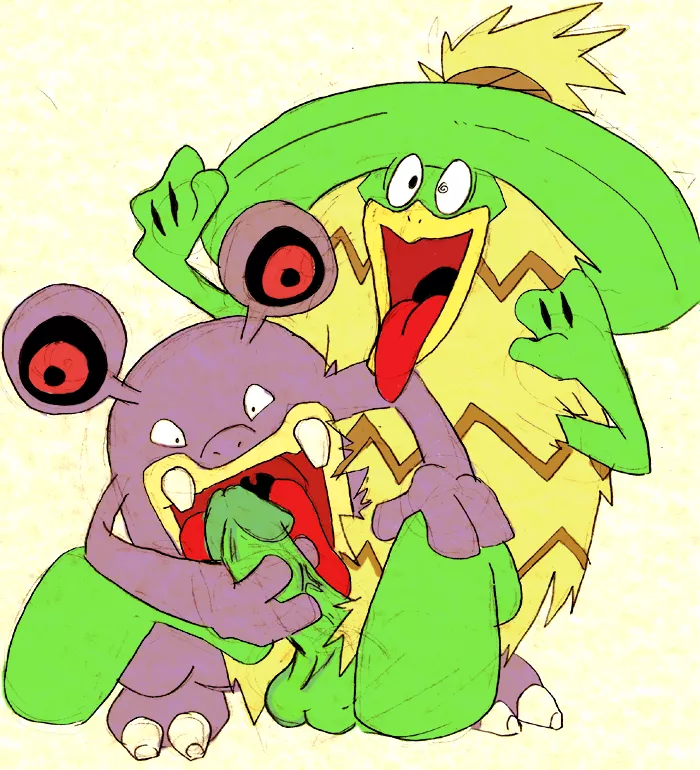 Catch them all challenge #294 - Loudred (Light Green Mustard)