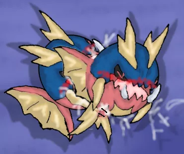 Catch them all challenge #318 - Carvanha (Pink No Tori)