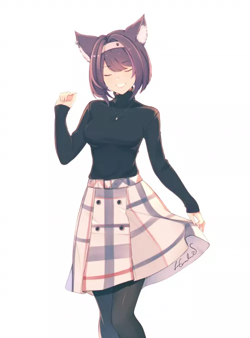 Catgirl's new outfit