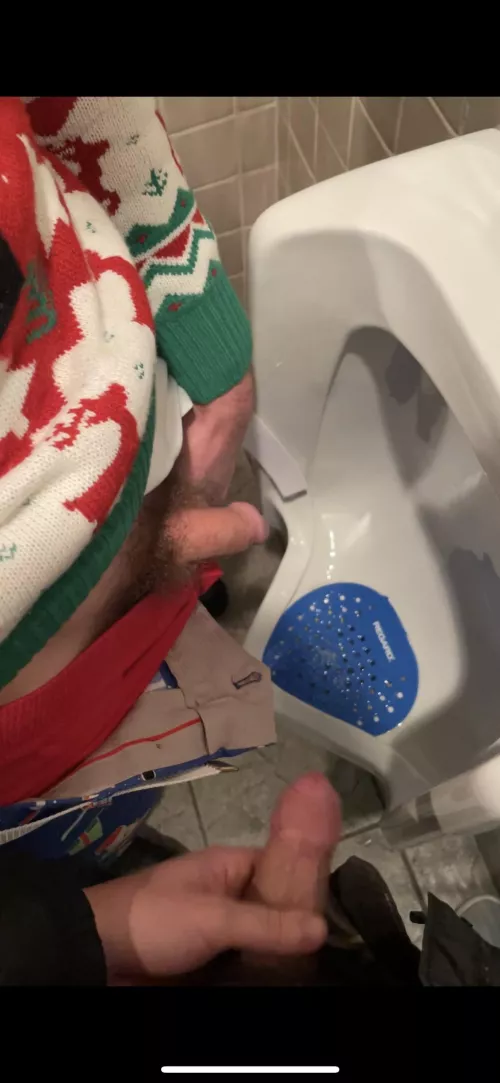 Caught this guy pissing and had to join him