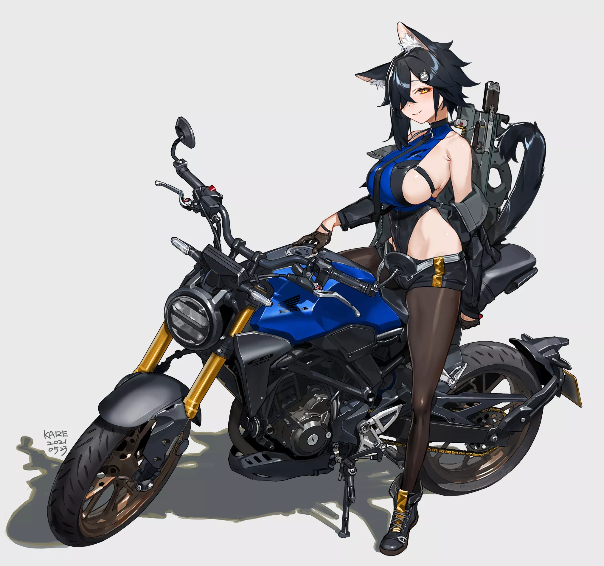 CB300R GIRL (Kare Huang ) [Original]