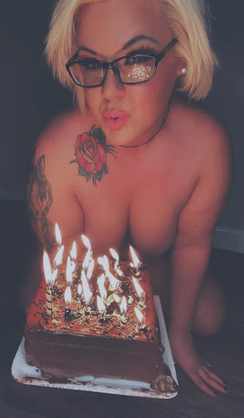 Celebrated my birthday in my birthday suit