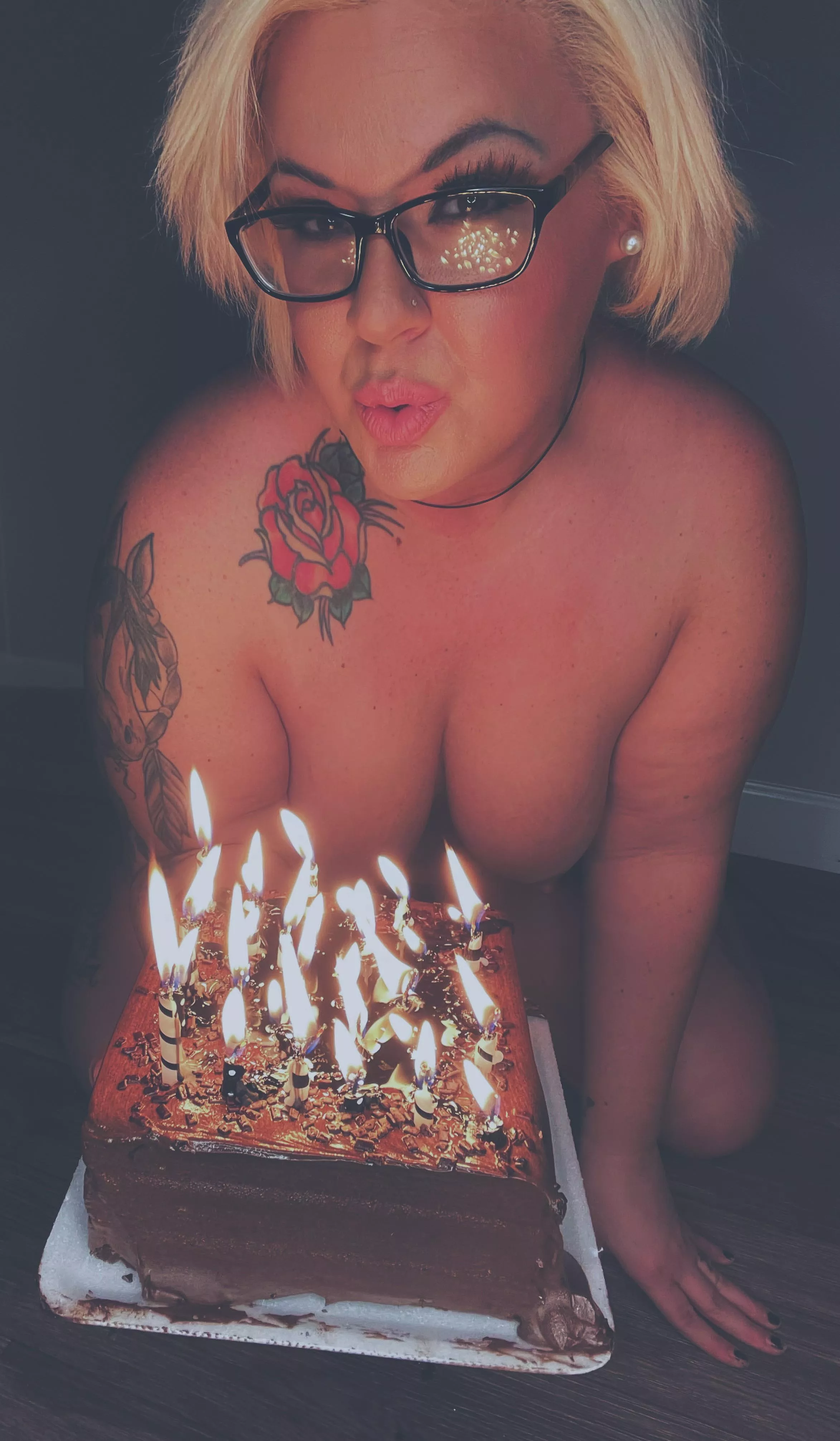 Celebrated my birthday in my birthday suit