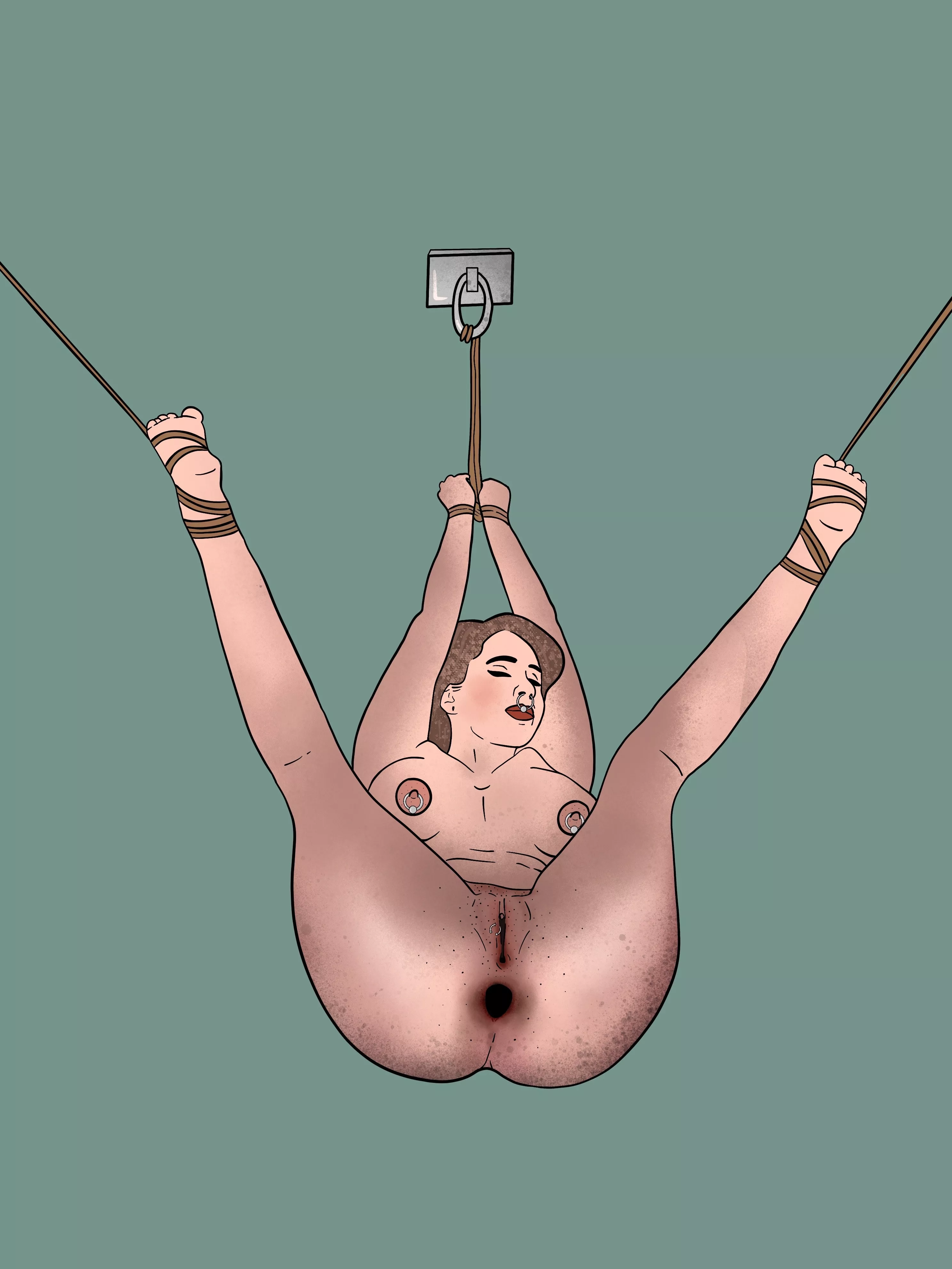 „chained“ by me.