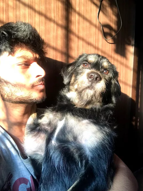 Charlie is not impressed with the sunlight ๐ฎโ๐จ