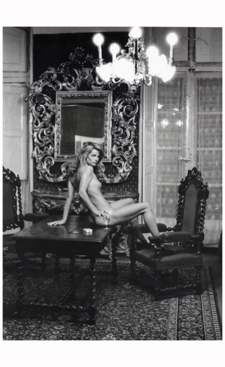 Charlotte Rampling at the Hotel Nord Pinus, Arles, 1973 Helmut Newton