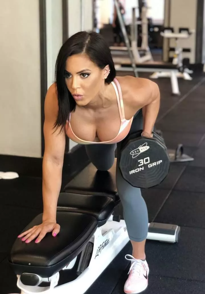 Charly Caruso working out
