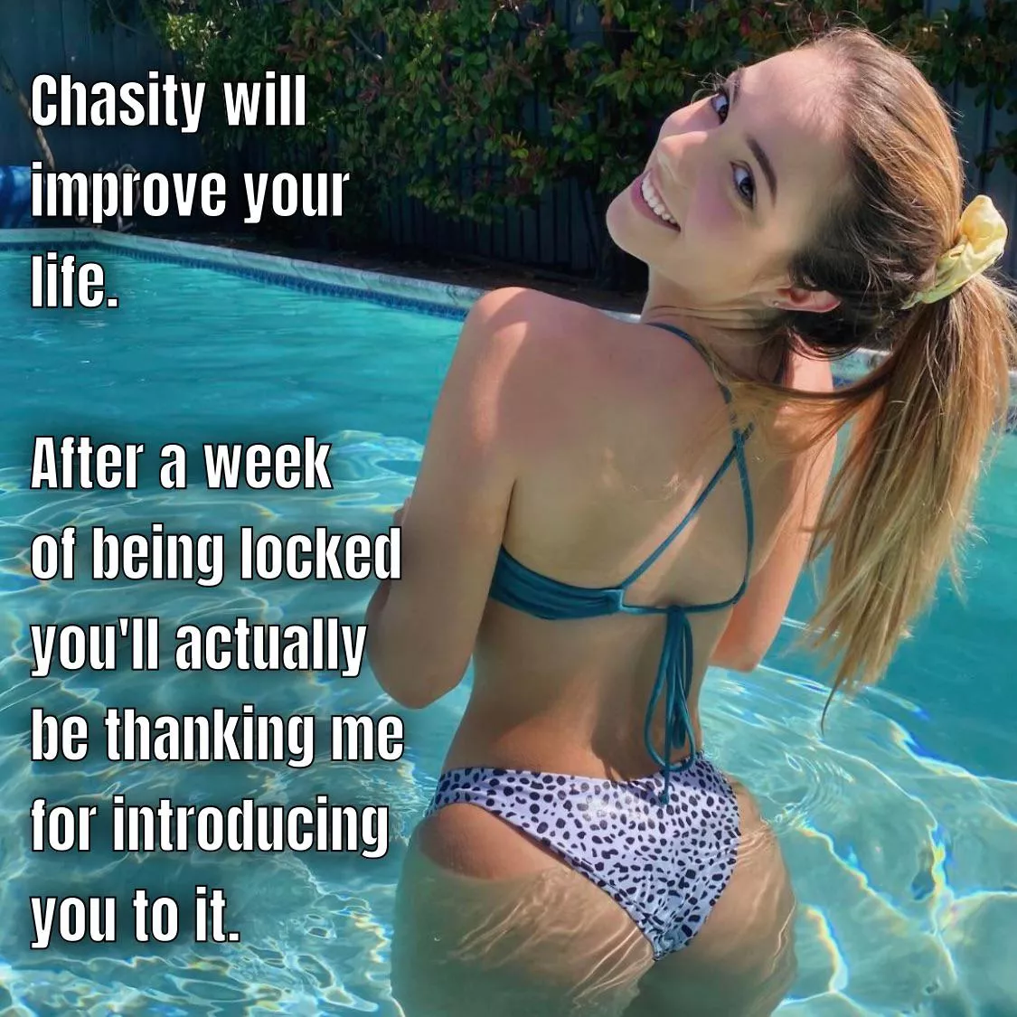 Chasity will improve your life Chasity will improve your life