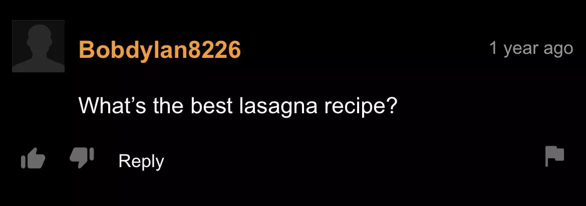 chef in the comments