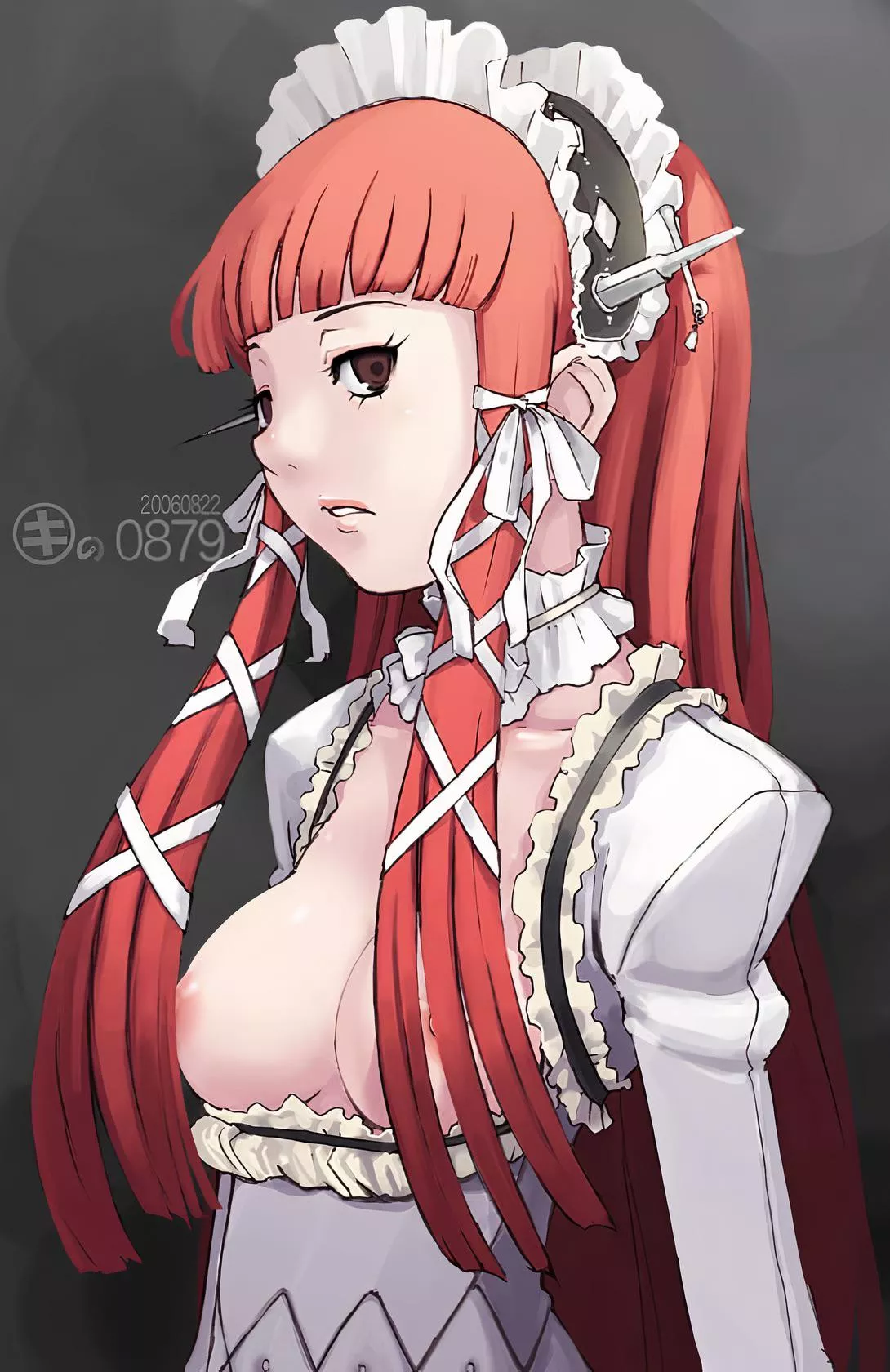 Chidori with her tits out