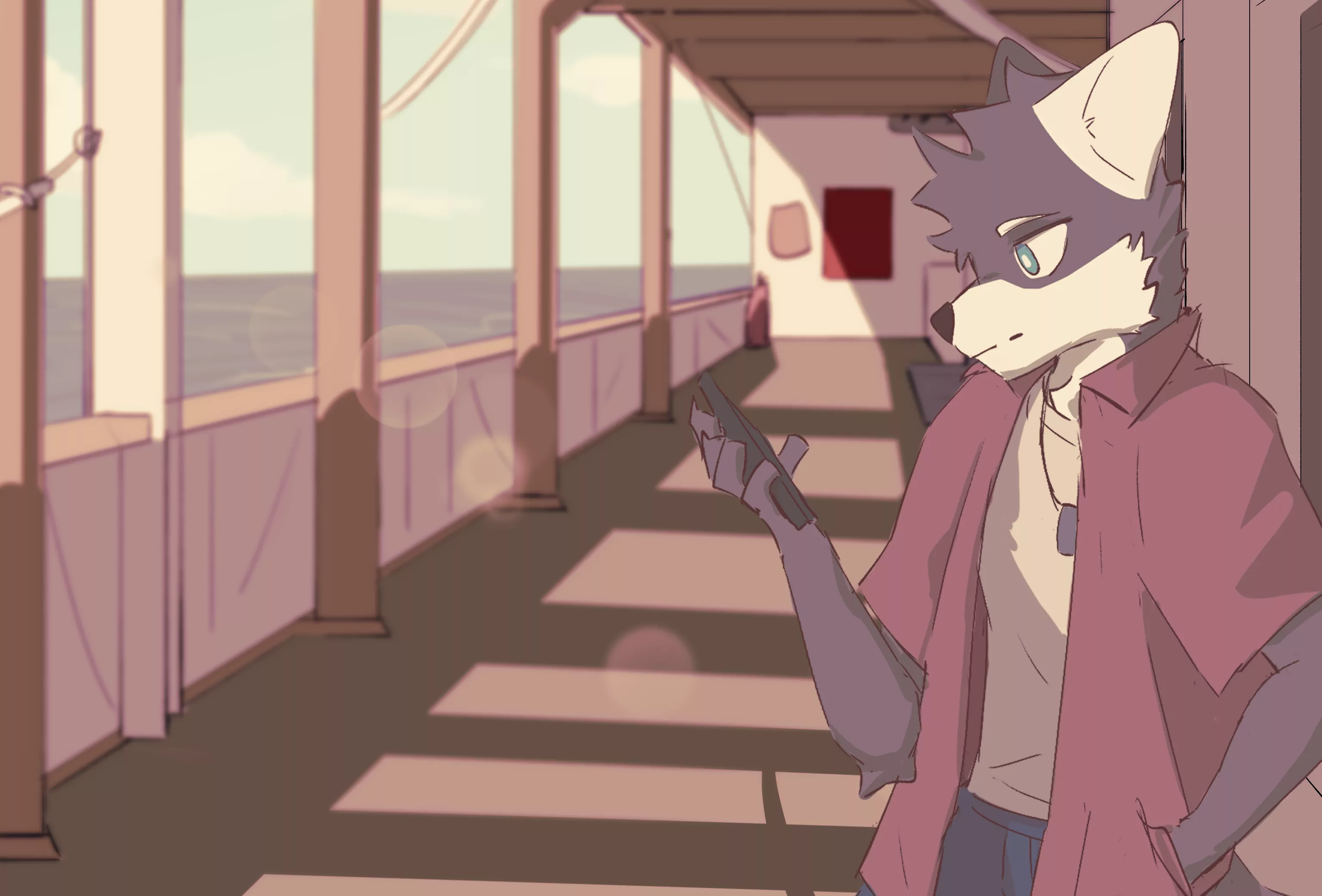 Chillin on a boat (Art by me)