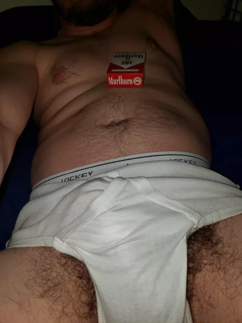 Chilly Saturday Smokin & Strokin in bed