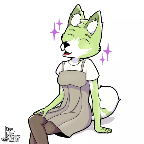 Chloe, The Green Shiba (By me)
