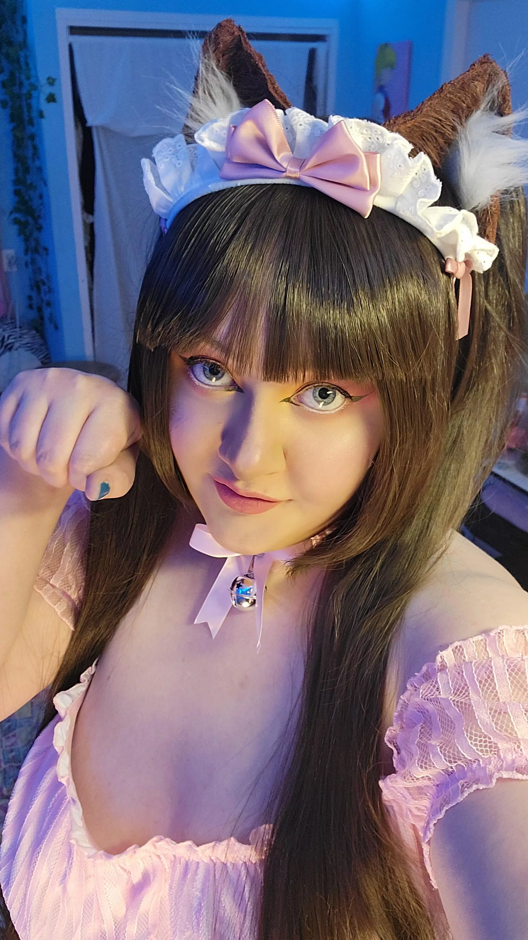 chocola loves her master!!! yes she does!