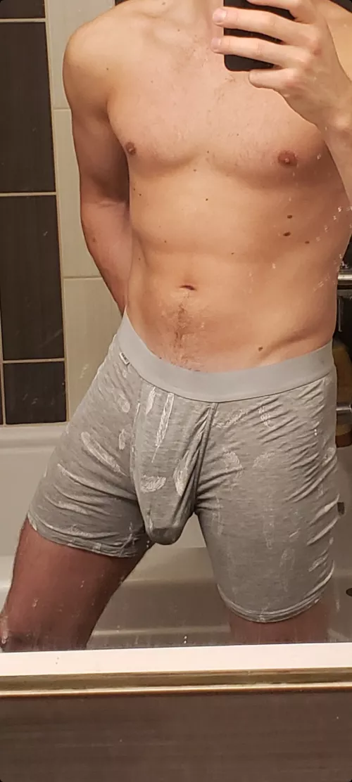 Christmas came early 😉 Who wants to open their present? 🍆