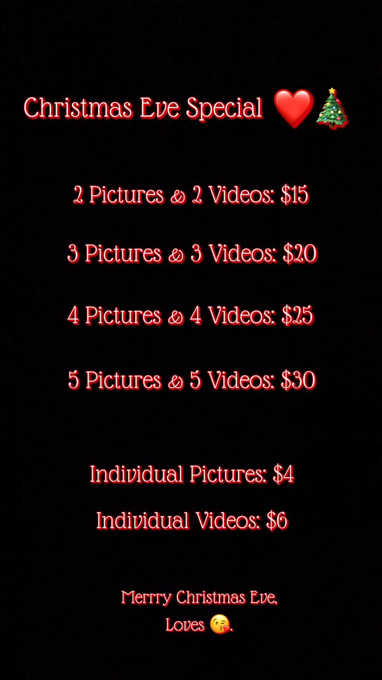 Christmas Eve Special ❤️🎄