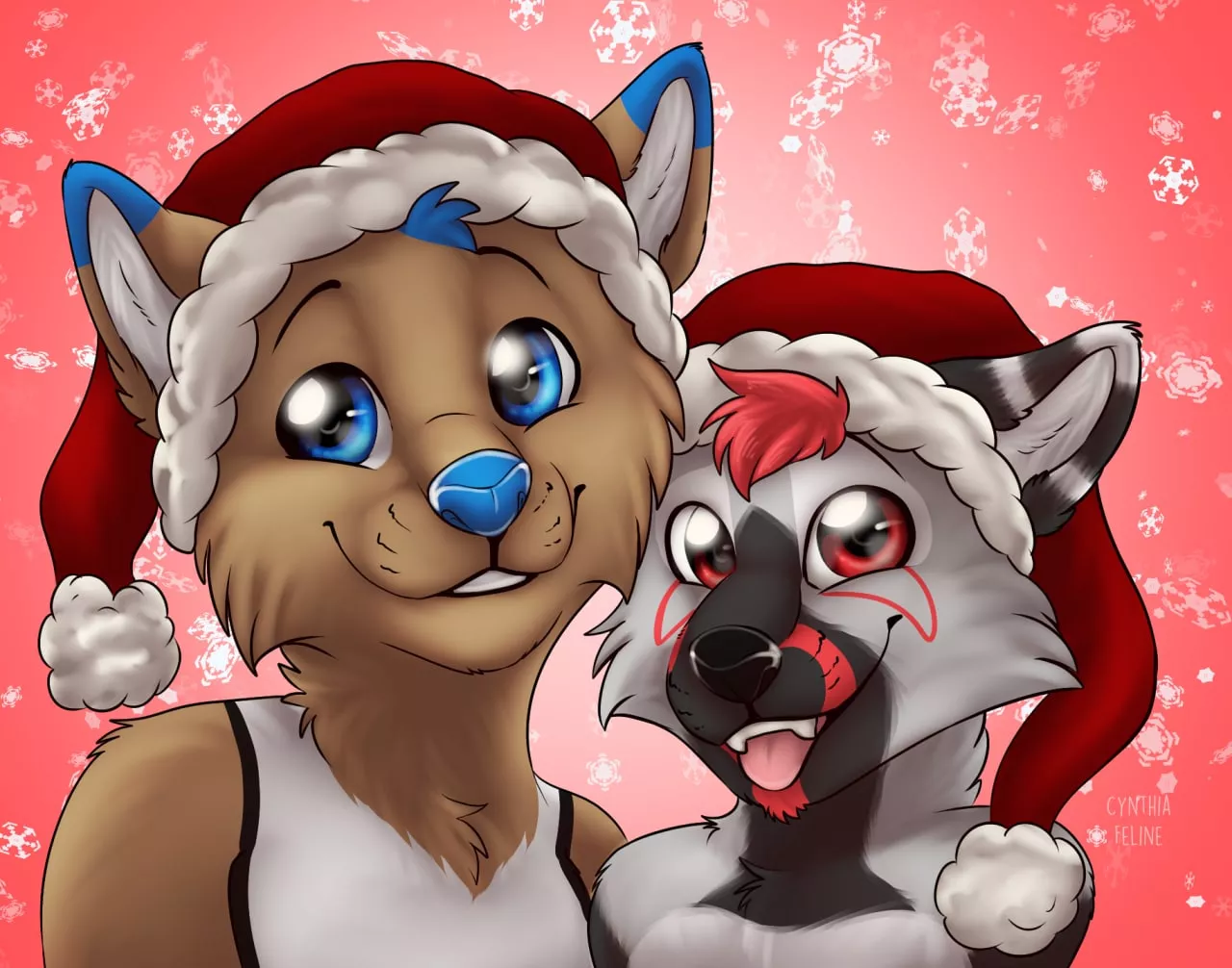 Christmas Selfie (CynthiaFeline)