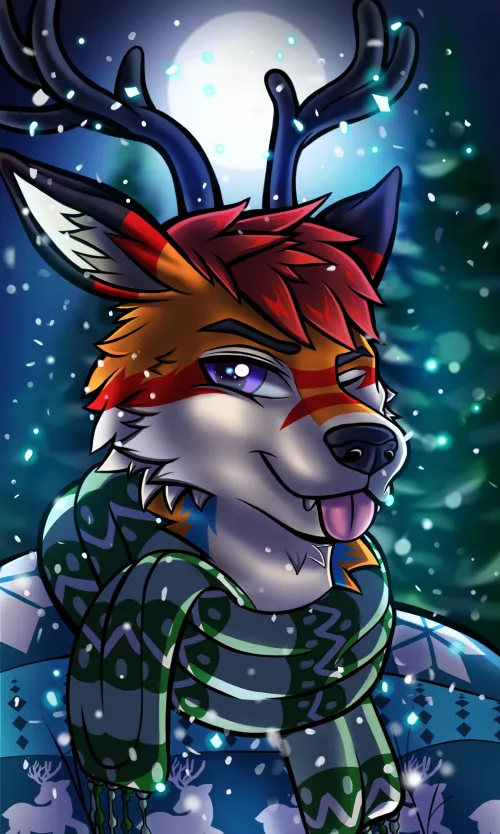 Christmas YCH Open! Only $30 through Paypal! DM me if interested!! (few slots available)