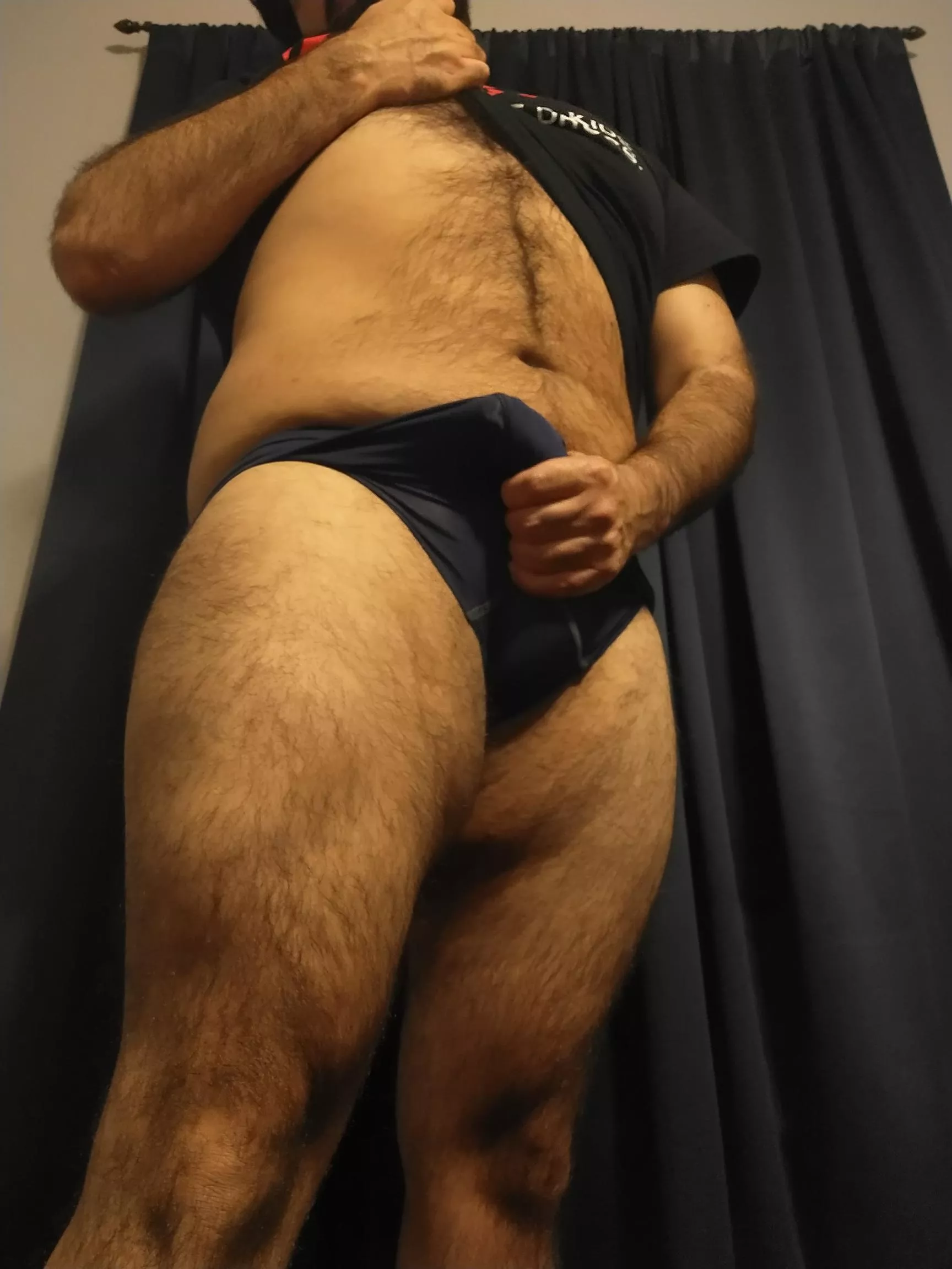 Chubby with just a touch of muscle underneath. Chubby with just a touch of muscle underneath.