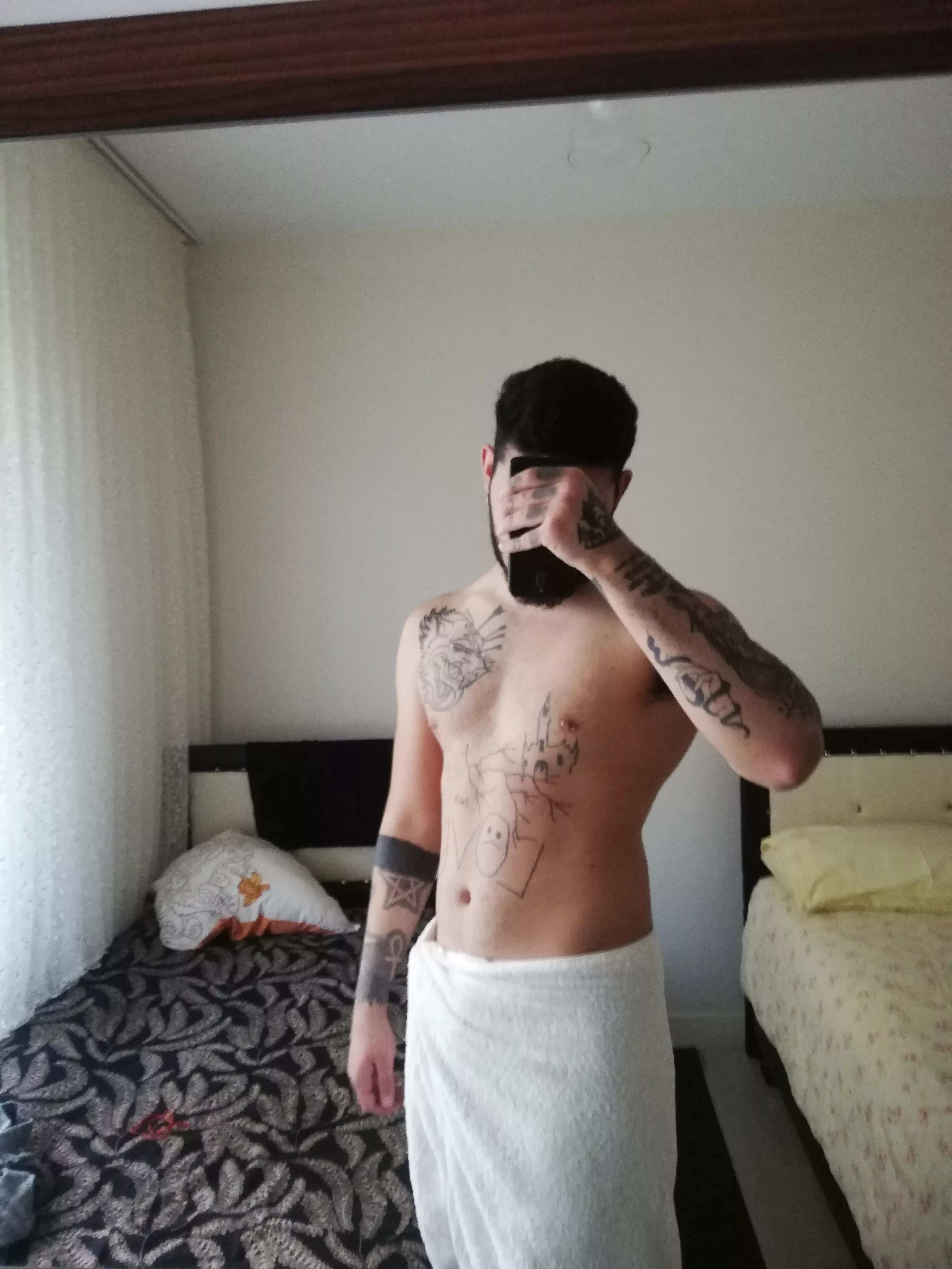 Classic after shower photo ;)