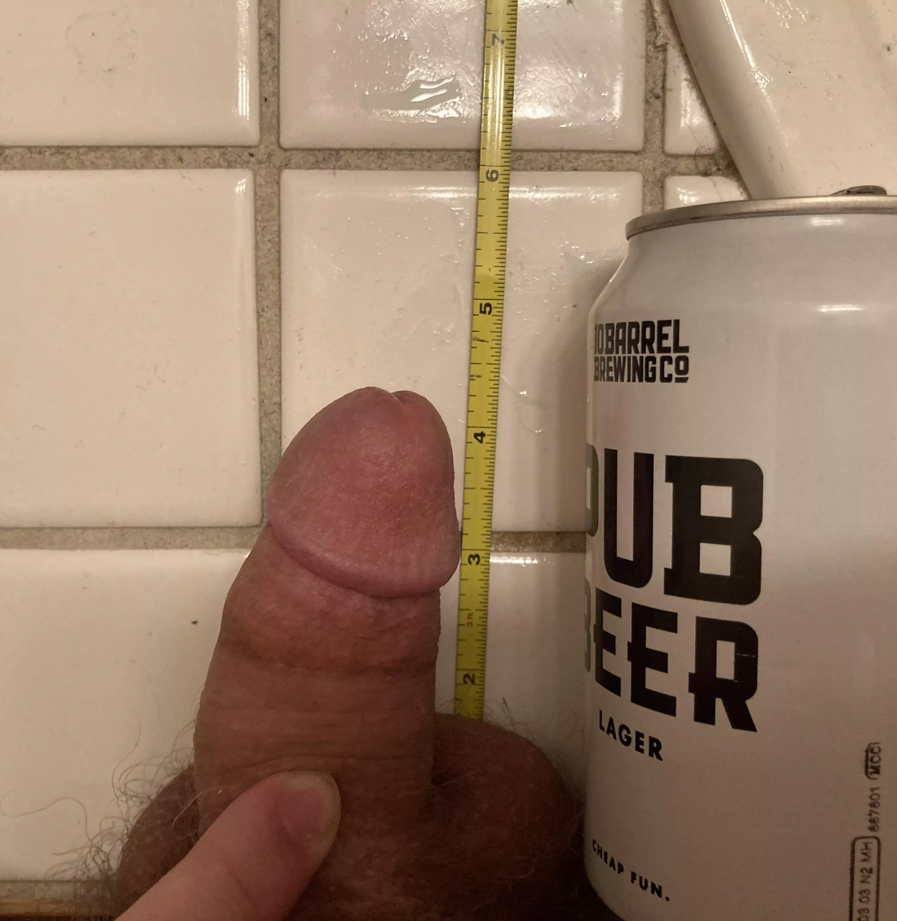 Classic beer can comparison gone wrong lol Classic beer can comparison gone wrong lol