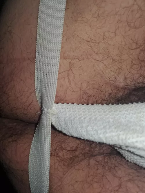 Classic jock, rear view